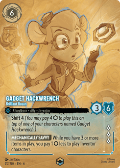 Gadget Hackwrench - Brilliant Bosun card
