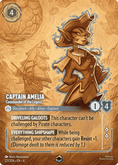 Captain Amelia - Commander of the Legacy card