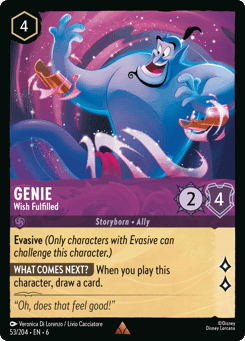 Genie - Wish Fulfilled card