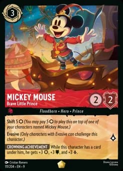 Mickey Mouse - Brave Little Prince card