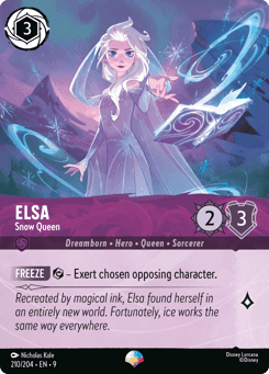 Elsa - Snow Queen card