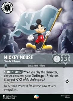 Mickey Mouse - Standard Bearer card