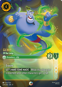 Genie - Of the Lamp card