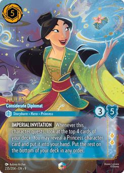 Mulan - Considerate Diplomat card