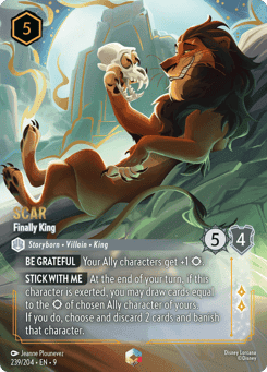 Scar - Finally King card