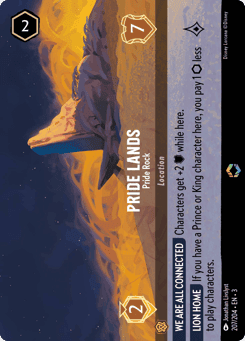 Pride Lands - Pride Rock card
