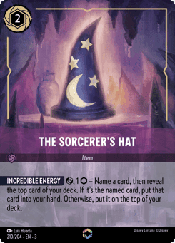 The Sorcerer's Hat card