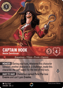 Captain Hook - Master Swordsman card