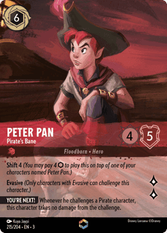 Peter Pan - Pirate's Bane card