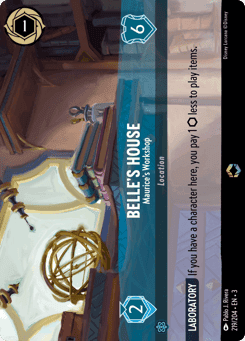 Belle's House - Maurice's Workshop card