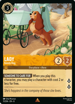 Lady - Family Dog card