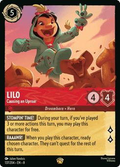 Lilo - Causing an Uproar card