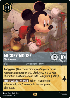 Mickey Mouse - Giant Mouse card