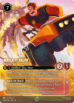 Wreck-It Ralph - Big Lug card