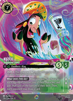 Kuzco - Impulsive Llama card