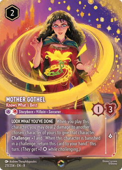 Mother Gothel - Knows What's Best card