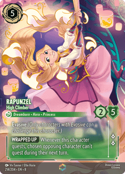 Rapunzel - High Climber card
