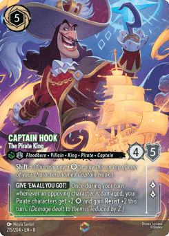 Captain Hook - The Pirate King card
