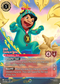 Lilo - Causing an Uproar card