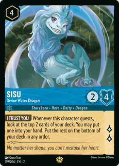 Sisu - Divine Water Dragon card