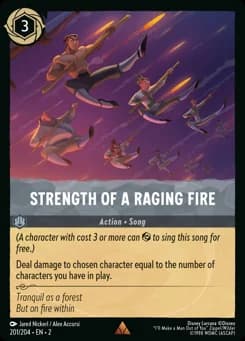 Strength of a Raging Fire card