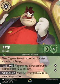Pete - Bad Guy card