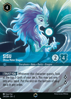 Sisu - Divine Water Dragon card