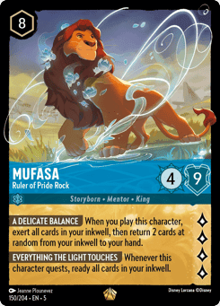 Mufasa - Ruler of Pride Rock card
