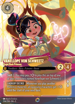 Vanellope von Schweetz - Sugar Rush Princess card