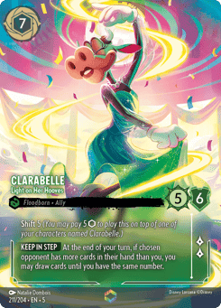 Clarabelle - Light on Her Hooves card