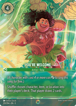 You're Welcome card
