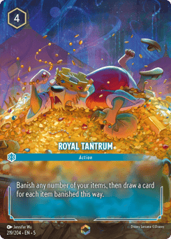 Royal Tantrum card