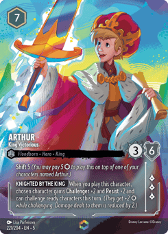 Arthur - King Victorious card