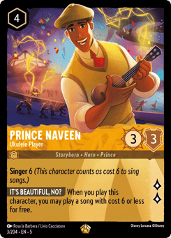 Prince Naveen - Ukulele Player card