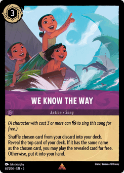 We Know the Way card