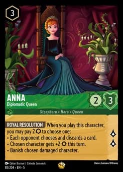 Anna - Diplomatic Queen card