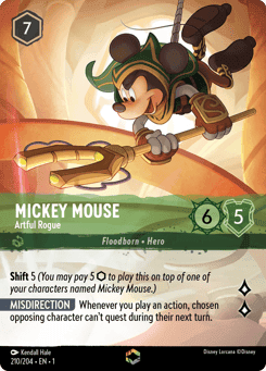 Mickey Mouse - Artful Rogue card