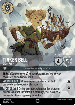 Tinker Bell - Giant Fairy card