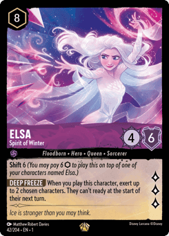 Elsa - Spirit of Winter card