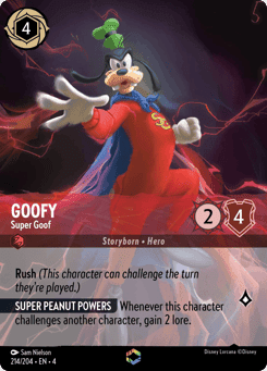 Goofy - Super Goof card