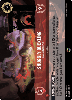 Snuggly Duckling - Disreputable Pub card