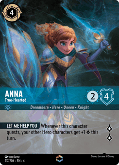 Anna - True-Hearted card