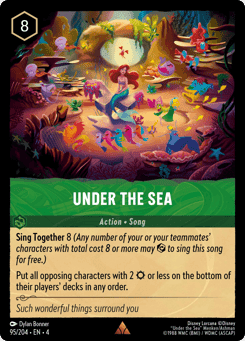 Under the Sea card