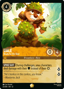 Dale - Ready for His Shot card