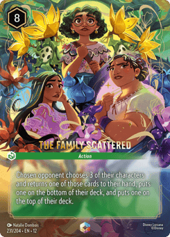 The Family Scattered card