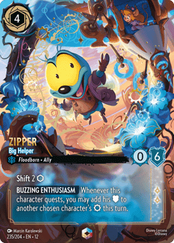 Zipper - Big Helper card