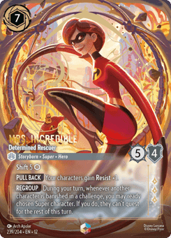 Mrs. Incredible - Determined Rescuer card