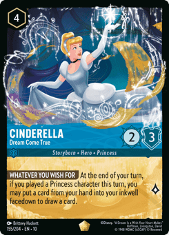 Cinderella - Dream Come True card