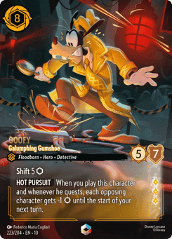 Goofy - Galumphing Gumshoe card