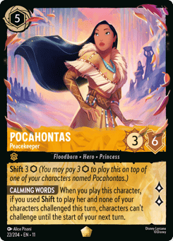 Pocahontas - Peacekeeper card